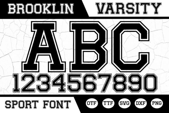 Brooklin Varsity: The Athletic Display Typeface