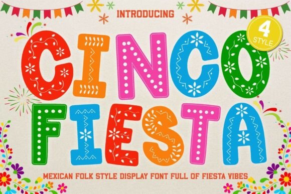 Cinco Fiesta: A Festive Typeface for Vibrant Designs