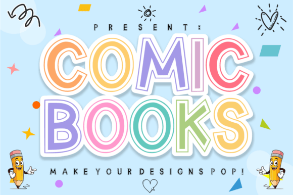 Comic Books: A Playful Font for Vibrant Designs