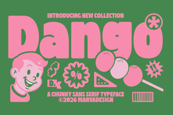 Dango: The Chunky Sans Serif with Maximum Impact