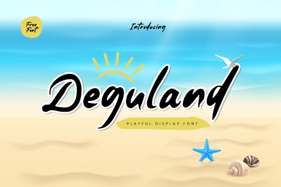 Discover Deguland: A Playful Marker Font for Modern Designers