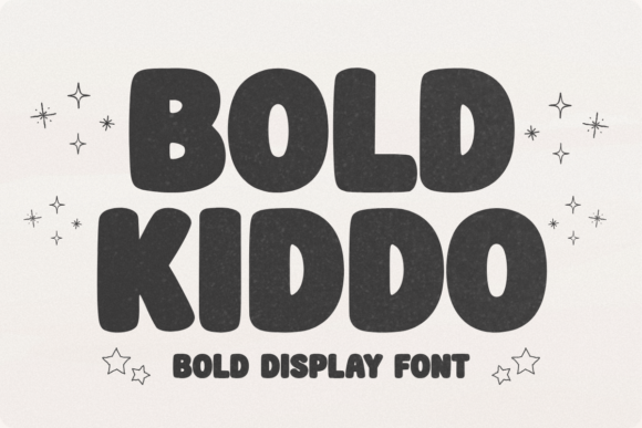 Discover the Joyful Appeal of the Bold Kiddo Font