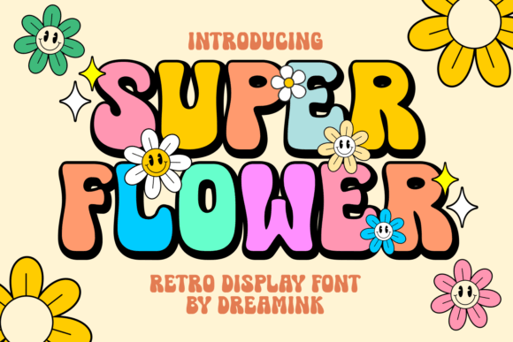 The Retro Charm of Super Flower for Your Next Design